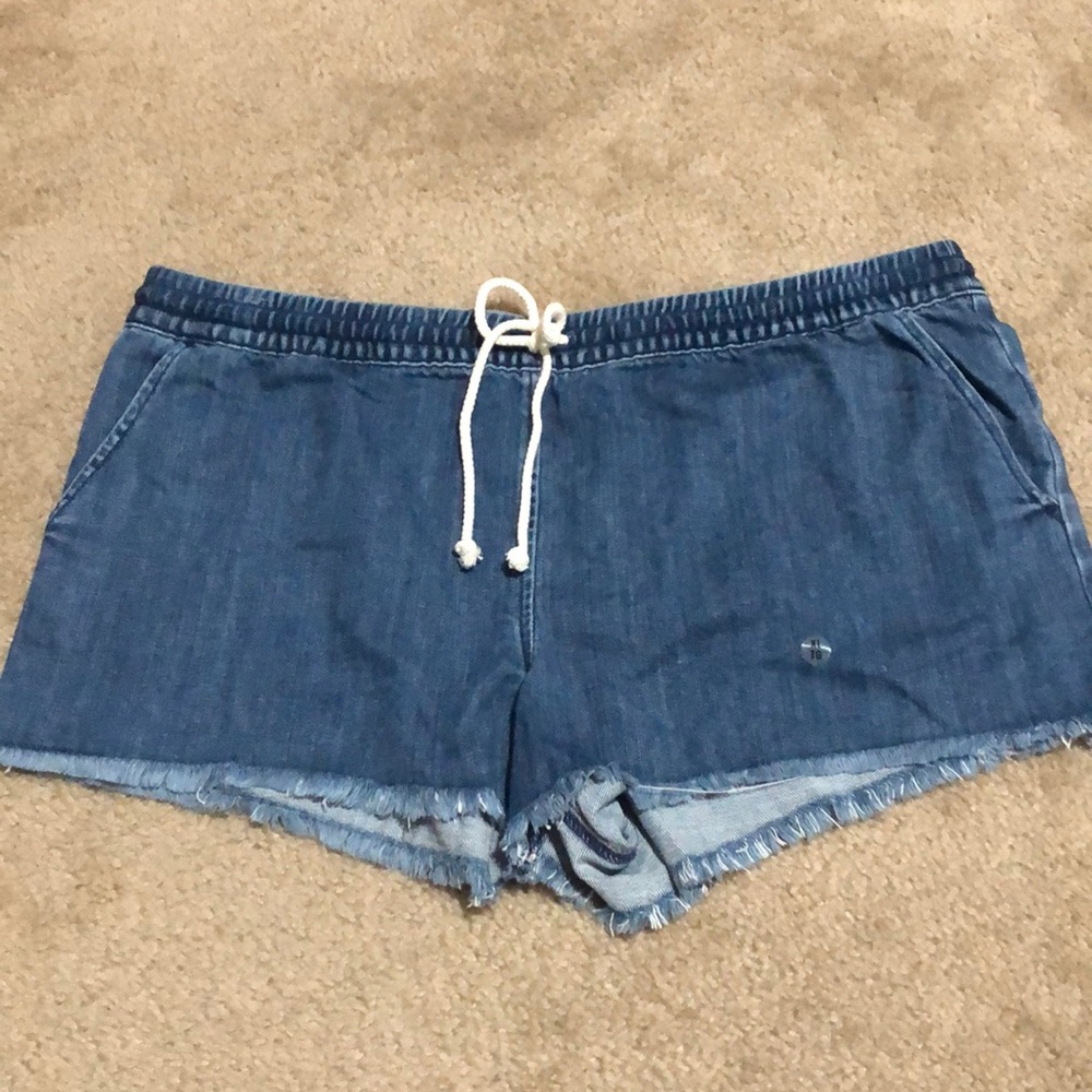 American Eagle Comfy Denim Drawstring Shorts